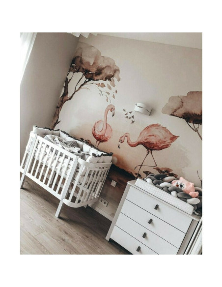 BN-YAPPYETUDE_GREY,Patut cu laterala culisanta si inclinare unghiulara YappyEtude din lemn de fag, YappyKids, 120x60 cm, Gri