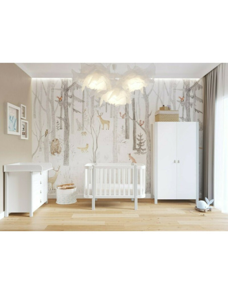 BN-YAPPYETUDE_GREY,Patut cu laterala culisanta si inclinare unghiulara YappyEtude din lemn de fag, YappyKids, 120x60 cm, Gri