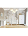 BN-YAPPYETUDE_GREY,Patut cu laterala culisanta si inclinare unghiulara YappyEtude din lemn de fag, YappyKids, 120x60 cm, Gri