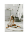 BN-YAPPYLUX+DRESSERCLASSIC_GREY,Pachet Patut junior cu sertar compartimentat YappyLux din lemn si Comoda de infasat YappyClassic