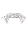BN-6426972015271,Qmini - Aparatoare pentru patut 120x60 cm, Din bumbac certificat Oeko Tex Standard 100, 180x30 cm, Cu panglici,