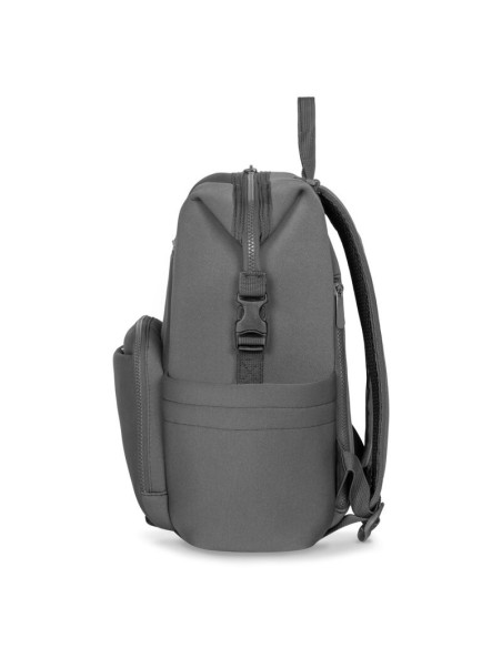 BN-LO-CUBE_GREY,Lionelo - Rucsac impermeabil pentru mamici Cube, Cu 12 compartimente si salteluta de schimbat, Cu prindere unive