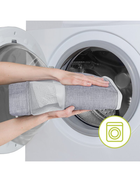 BN-LO-LUNA_GREY_CONCRETE,Lionelo - Patut co-sleeper Luna, 2 in 1, Cu laterala culisanta, Cu setare unghiulara, Cu roti, Reglabil