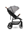 BN-LO-ALEXIA_ GREY_STONE,Lionelo - Carucior sport Alexia, 6 luni+, Cu geanta pentru parinti, Amortizoare, Suport pentru biberon/