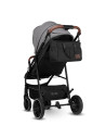 BN-LO-ALEXIA_ GREY_STONE,Lionelo - Carucior sport Alexia, 6 luni+, Cu geanta pentru parinti, Amortizoare, Suport pentru biberon/