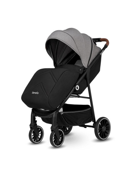 BN-LO-ALEXIA_ GREY_STONE,Lionelo - Carucior sport Alexia, 6 luni+, Cu geanta pentru parinti, Amortizoare, Suport pentru biberon/