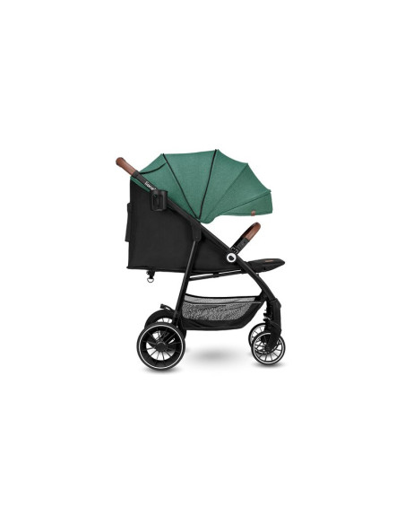 BN-LO-ALEXIA_ GREEN_FOREST,Lionelo - Carucior sport Alexia, 6 luni+, Cu geanta pentru parinti, Amortizoare, Suport pentru bibero