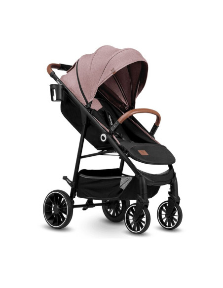 BN-LO-ALEXIA_ PINK_ROSE,Lionelo - Carucior sport Alexia, 6 luni+, Cu geanta pentru parinti, Amortizoare, Suport pentru biberon/p