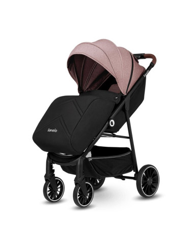 BN-LO-ALEXIA_ PINK_ROSE,Lionelo - Carucior sport Alexia, 6 luni+, Cu geanta pentru parinti, Amortizoare, Suport pentru biberon/p