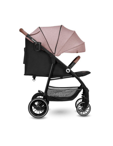 BN-LO-ALEXIA_ PINK_ROSE,Lionelo - Carucior sport Alexia, 6 luni+, Cu geanta pentru parinti, Amortizoare, Suport pentru biberon/p