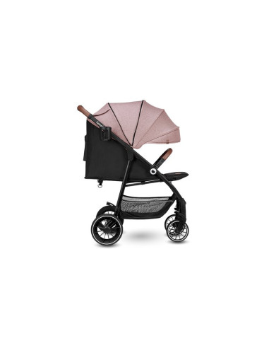 BN-LO-ALEXIA_ PINK_ROSE,Lionelo - Carucior sport Alexia, 6 luni+, Cu geanta pentru parinti, Amortizoare, Suport pentru biberon/p