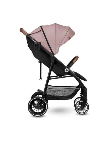BN-LO-ALEXIA_ PINK_ROSE,Lionelo - Carucior sport Alexia, 6 luni+, Cu geanta pentru parinti, Amortizoare, Suport pentru biberon/p