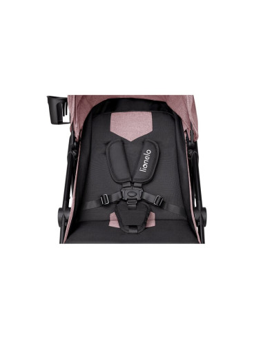 BN-LO-ALEXIA_ PINK_ROSE,Lionelo - Carucior sport Alexia, 6 luni+, Cu geanta pentru parinti, Amortizoare, Suport pentru biberon/p