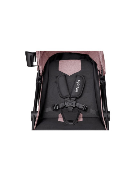 BN-LO-ALEXIA_ PINK_ROSE,Lionelo - Carucior sport Alexia, 6 luni+, Cu geanta pentru parinti, Amortizoare, Suport pentru biberon/p
