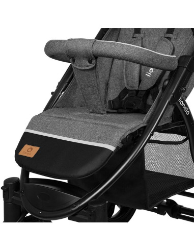 BN-LO-ANNET_TOUR_GREY_STONE,Lionelo - Carucior sport Annet Tour, De la nastere, Cu capotina impermeabila, Cu filtru UPF 50+, Cu 