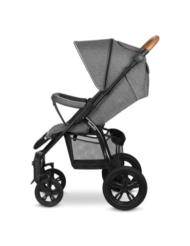 BN-LO-ANNET_TOUR_GREY_STONE,Lionelo - Carucior sport Annet Tour, De la nastere, Cu capotina impermeabila, Cu filtru UPF 50+, Cu 