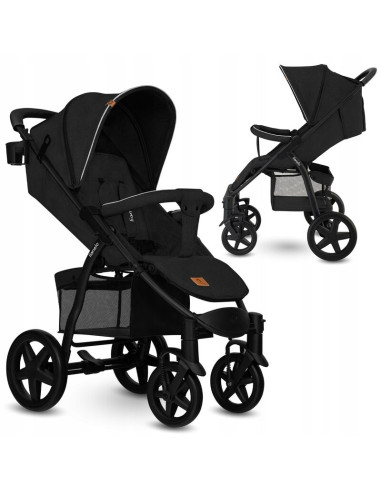 BN-LO-ANNET_TOUR_BLACK_CARBON,Lionelo - Carucior sport Annet Tour, De la nastere, Cu capotina impermeabila, Cu filtru UPF 50+, C