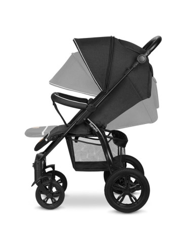 BN-LO-ANNET_TOUR_BLACK_CARBON,Lionelo - Carucior sport Annet Tour, De la nastere, Cu capotina impermeabila, Cu filtru UPF 50+, C
