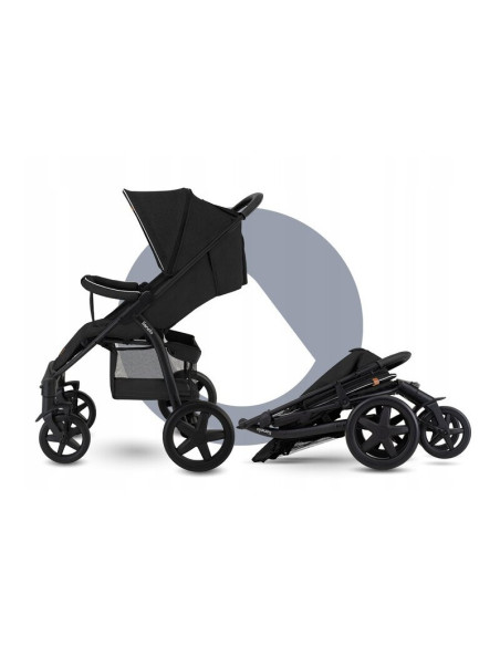BN-LO-ANNET_TOUR_BLACK_CARBON,Lionelo - Carucior sport Annet Tour, De la nastere, Cu capotina impermeabila, Cu filtru UPF 50+, C