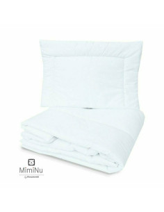 BN-6426972012621,MimiNu - Set lenjerie patut 5 piese, Cu volanase, Cu pilota si perna, Din bumbac certificat Oeko Tex Standard 1 2