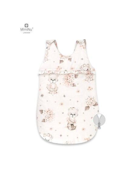 BN-6426972012652,MimiNu - Sac de dormit pentru bebelusi, De iarna, Cu volanase, Din bumbac certificat Oeko Tex Standard 100, Cu 