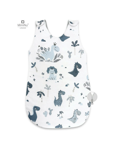 BN-6426972012720,MimiNu - Sac de dormit pentru bebelusi, De iarna, Din bumbac certificat Oeko Tex Standard 100, Cu fermoar later