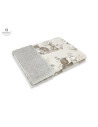 BN-6426972012928,MimiNu - Paturica pufoasa cu doua fete, Dimensiune 75x100 cm, Din tesatura minky si bumbac, Materiale certifica