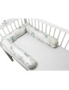 BN-6426972013376,MimiNu - Aparatoare tip rulou pentru patut, Lungime 180 cm, Din bumbac certificat Oeko Tex Standard 100, Cu dia