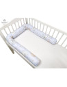 BN-6426972013406,MimiNu - Aparatoare tip rulou pentru patut, Lungime 180 cm, Din bumbac certificat Oeko Tex Standard 100, Cu dia