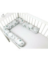 BN-6426972013437,MimiNu - Aparatoare tip rulou pentru patut, Lungime 180 cm, Din bumbac certificat Oeko Tex Standard 100, Cu dia