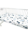 BN-6426972013796,Miminu - Cearceaf cu elastic pentru patut leagan sau patut co-sleeper, Dimensiune 90x40 cm, Din bumbac certific