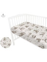 BN-6426972013857,Miminu - Cearceaf cu elastic pentru patut leagan sau patut co-sleeper, Dimensiune 90x40 cm, Din bumbac certific