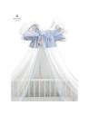 BN-6426972013246,MimiNu - Baldachin mare din tull, Cu funda din bumbac, Dimensiune 400x170 cm, Materiale certificate Oeko Tex St
