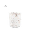 BN-6426972014380,MimiNu - Cos rotund pentru depozitare jucarii, Din bumbac certificat Oeko Tex Standard 100, Cu volanas, 50x35 c