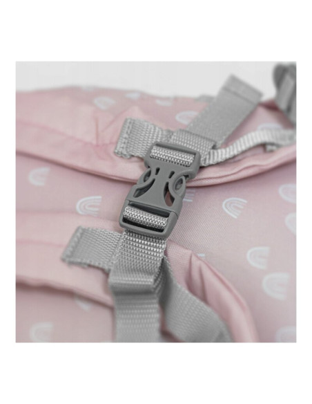 BN-506109,Petite&Mars - Ghiozdan pentru copii Backie, Greutate redusa, Curea impotriva alunecarii de pe umeri, Ornamente reflect