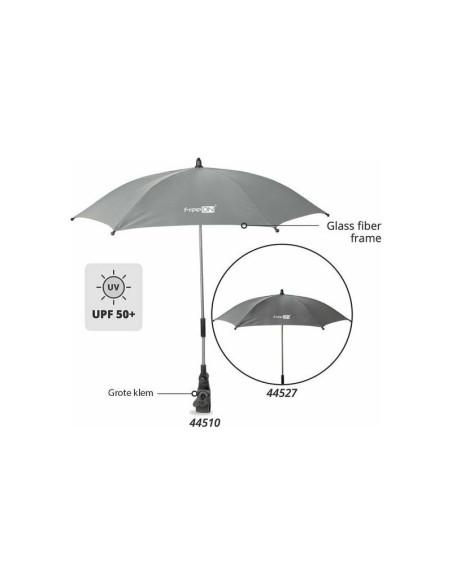 BN-FREE44527,Umbreluta de soare ajustabila pentru carucior copii, Cu protectie solara impotriva radiatiilor UV 50+, Rezistenta l