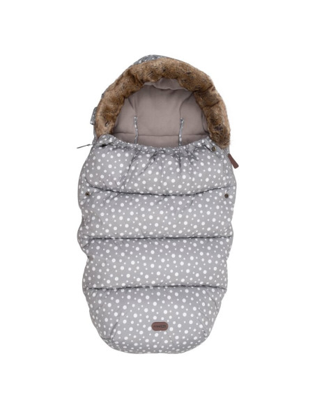 BN-405500,Sac de iarna pentru carucior, Polar, 100x55 cm, Impermeabil, Cu guler detasabil din blanita, Cu interior din fleece, F