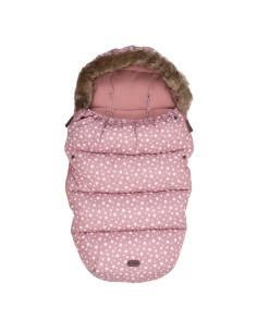 BN-40543,Sac de iarna pentru carucior, Polar, 100x55 cm, Impermeabil, Cu guler detasabil din blanita, Cu fleece in interior, Fre