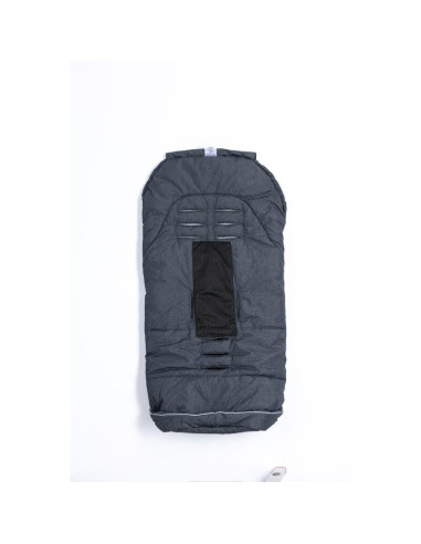 BN-FREE43865,Sac de iarna pentru carucior, landou sau scaun auto, Nord, 100x50 cm, Impermeabil, Cu efecte reflectorizante, Cu in