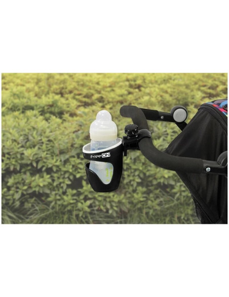 BN-64036,Suport universal pentru carucior, Pentru biberon/pahar, FreeON, Negru BN-64036,Suport universal pentru carucior, Pentru biberon/pahar, FreeON, Negru