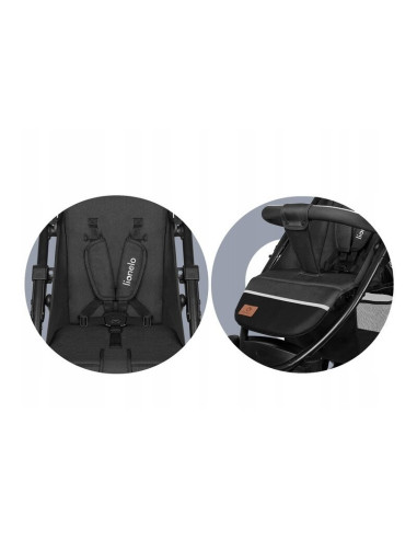 BN-LO-ANNET_TOUR_DREAMIN,Lionelo - Carucior sport Annet Tour Dreamin, Editie Limitata, De la nastere, Cu capotina impermeabila, 