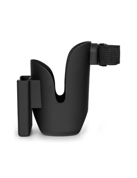 BN-LO-OVE,Lionelo - Suport universal pentru biberon/pahar si telefon Ove, Cu sistem de rotire 360, Negru