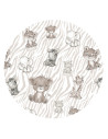 BN-6426972016537,MimiNu - Perna bebelusi profilata, Cu doua fete, Cu functie anti-soc, Pufoasa, Din catifea si bumbac, 23x26 cm,