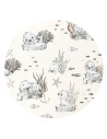 BN-6426972016544,MimiNu - Perna bebelusi profilata, Cu doua fete, Cu functie anti-soc, Pufoasa, Din catifea si bumbac, 23x26 cm,
