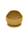 BN-707819,Petite&Mars - Bol din silicon fara BPA, Cu ventuza, TAKE&MATCH, 6 luni+, Ocru