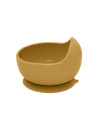BN-707819,Petite&Mars - Bol din silicon fara BPA, Cu ventuza, TAKE&MATCH, 6 luni+, Ocru