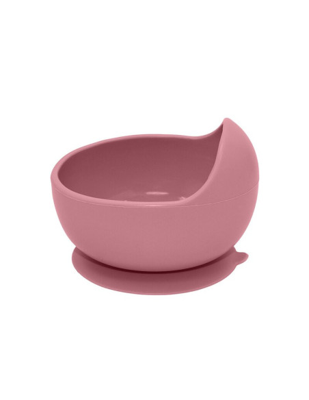 BN-707820,Petite&Mars - Bol din silicon fara BPA, Cu ventuza, TAKE&MATCH, 6 luni+, 350 ml, Roz