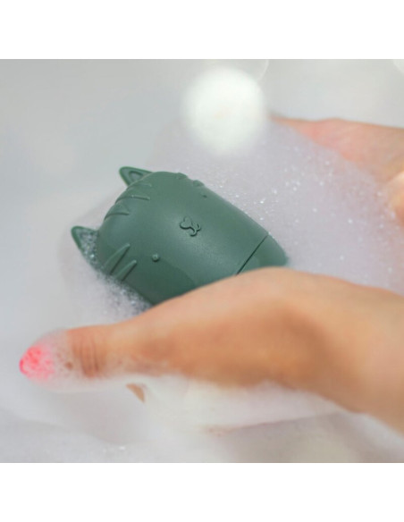 BN-598815,Petite&Mars - Set 4 jucarii de baie Amigos, Din silicon, Fara BPA, 6 luni+, Multicolor