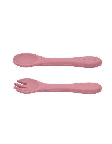 BN-709820,Petite&Mars - Set tacamuri din silicon fara BPA, Take&Match, 6 luni+, Roz