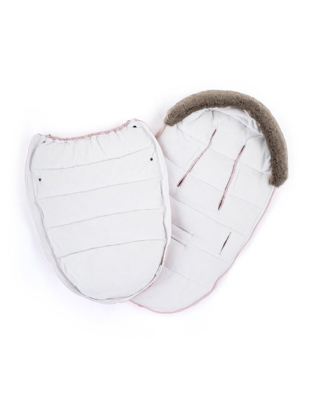 BN-534829,Petite&Mars - Sac de iarna impermeabil Comfy, 4 in 1, Cu blanita si interior din fleece, Universal, Pentru carucior, 1